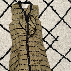 Anthro dress fit and flare